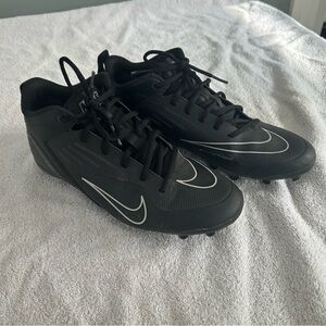 Nike Alpha Huarache 8 Varsity Lax Lacrosse Cleat Mens Size 7 Black